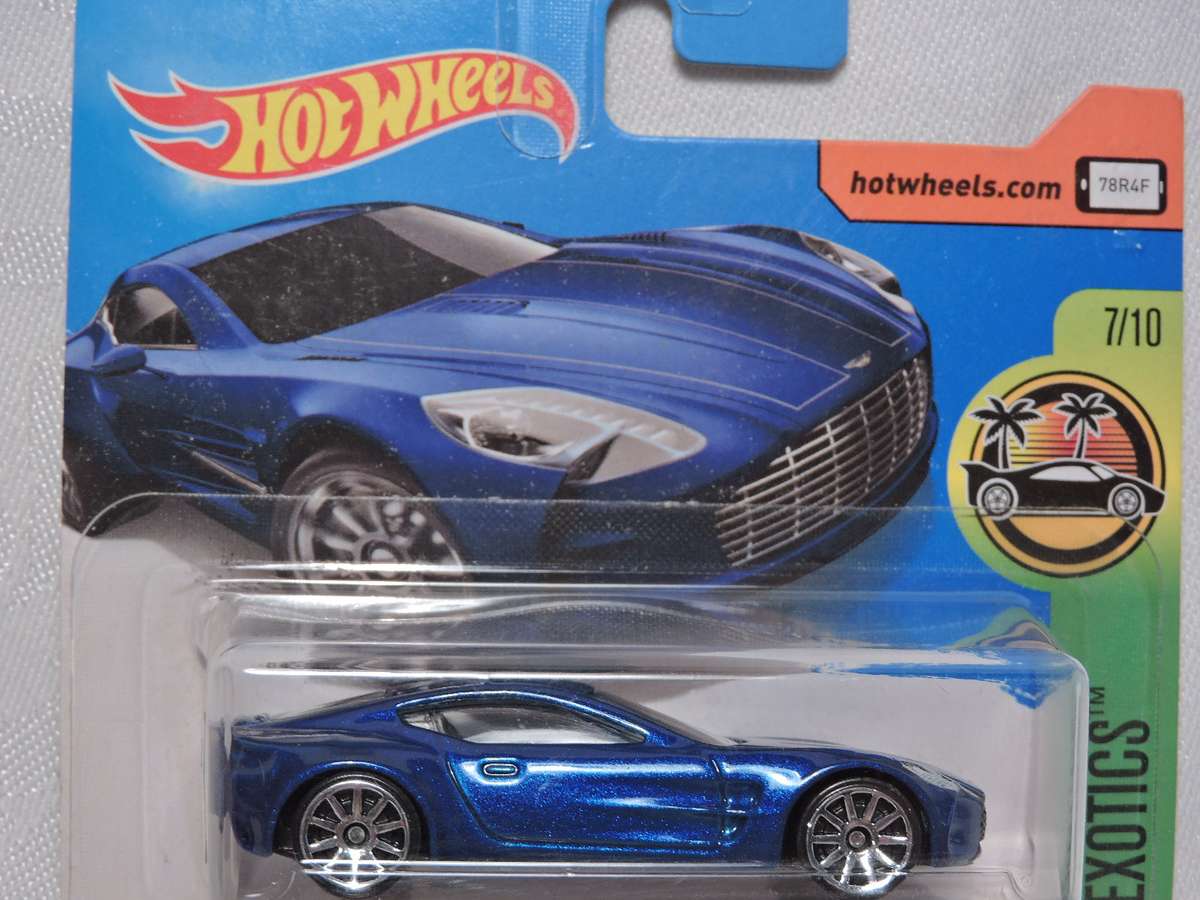 Hot Wheels ASTON MARTIN ONE-77 ( Blue )