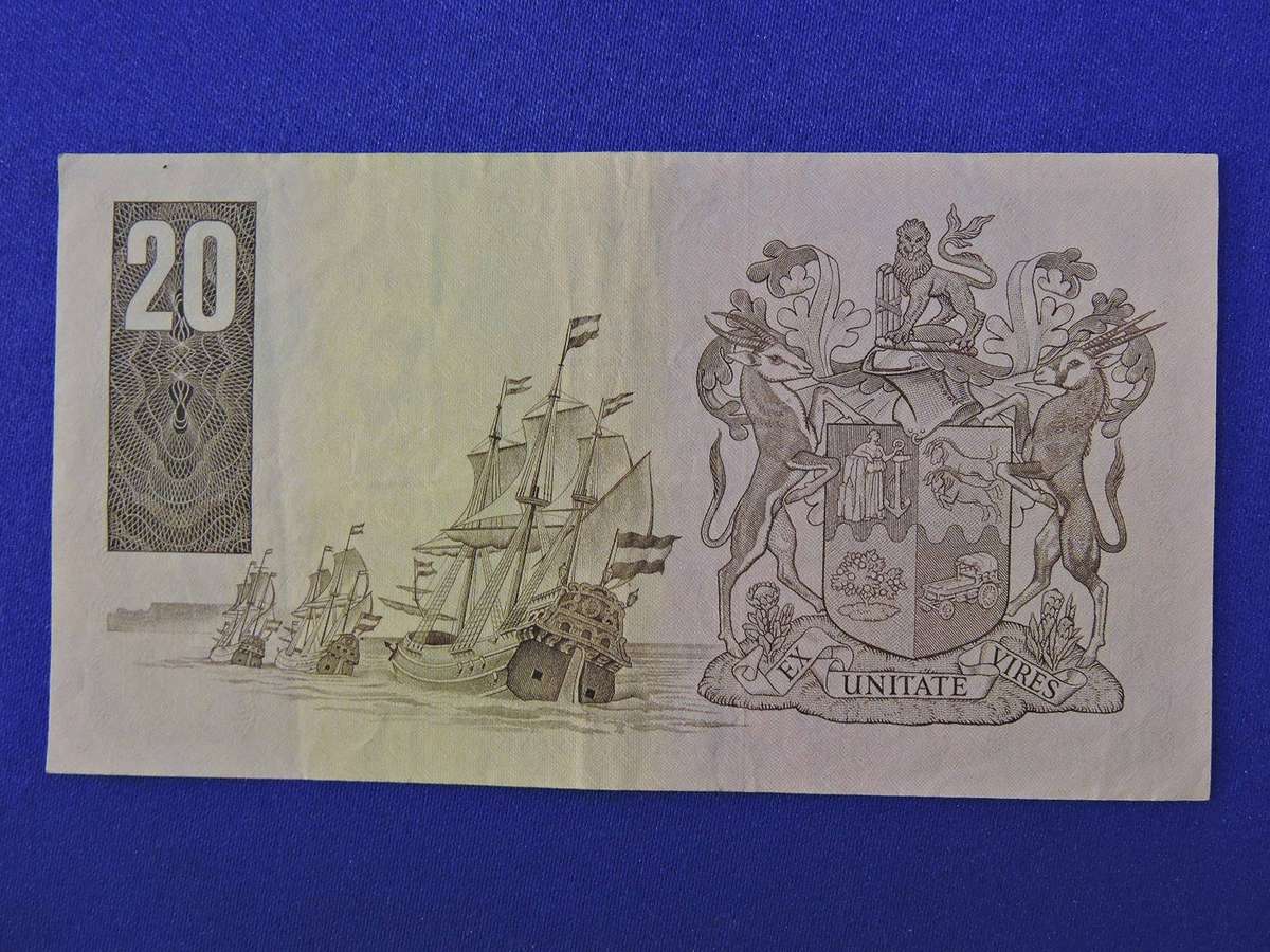 South Africa Twenty Rand Twintig Rand Bank Note R20  ( REPLACEMENT NOTE Z/12 )