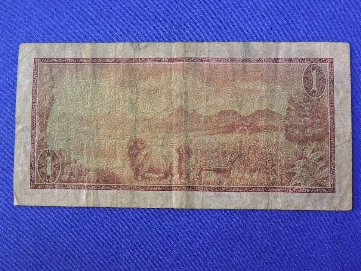 South Africa One Rand Een Rand Bank Note  R1  ( REPLACEMENT NOTE  Z/2  204433 ) G.Rissik