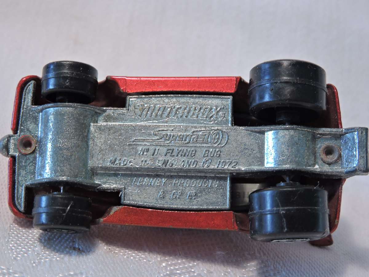 Matchbox VW VOLKSWAGEN Flying Bug  Red Barron  Superfast No.11 ( Red )  Like Hot Wheels