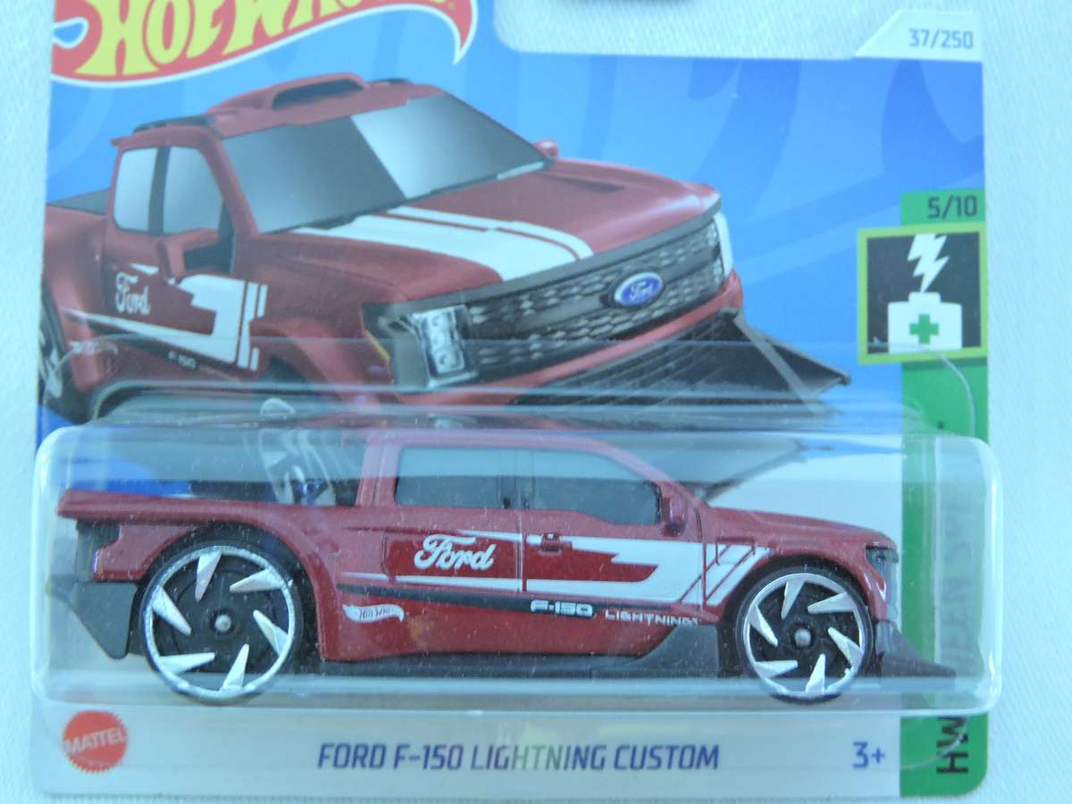 Hot Wheels  FORD F-150 Lightning Custom Pick up Bakkie ( Red )