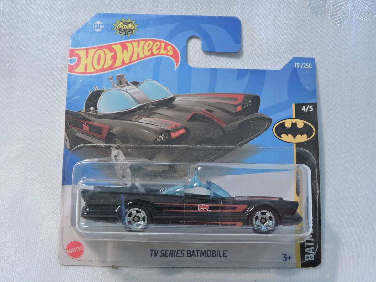 Hot Wheels TV Series BATMOBILE ( Red stripes and blue windows ) Batman