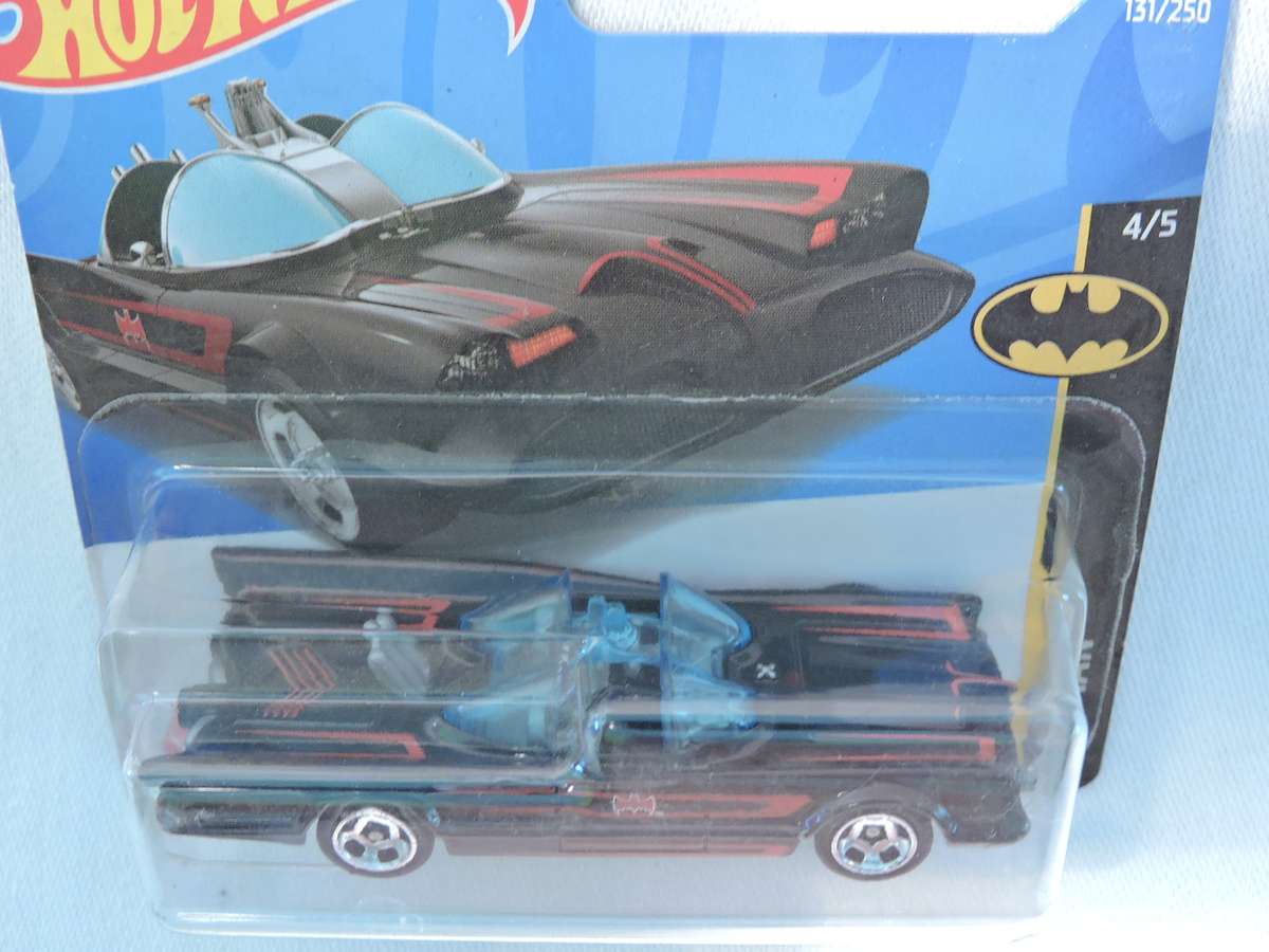 Hot Wheels TV Series BATMOBILE ( Red stripes and blue windows ) Batman