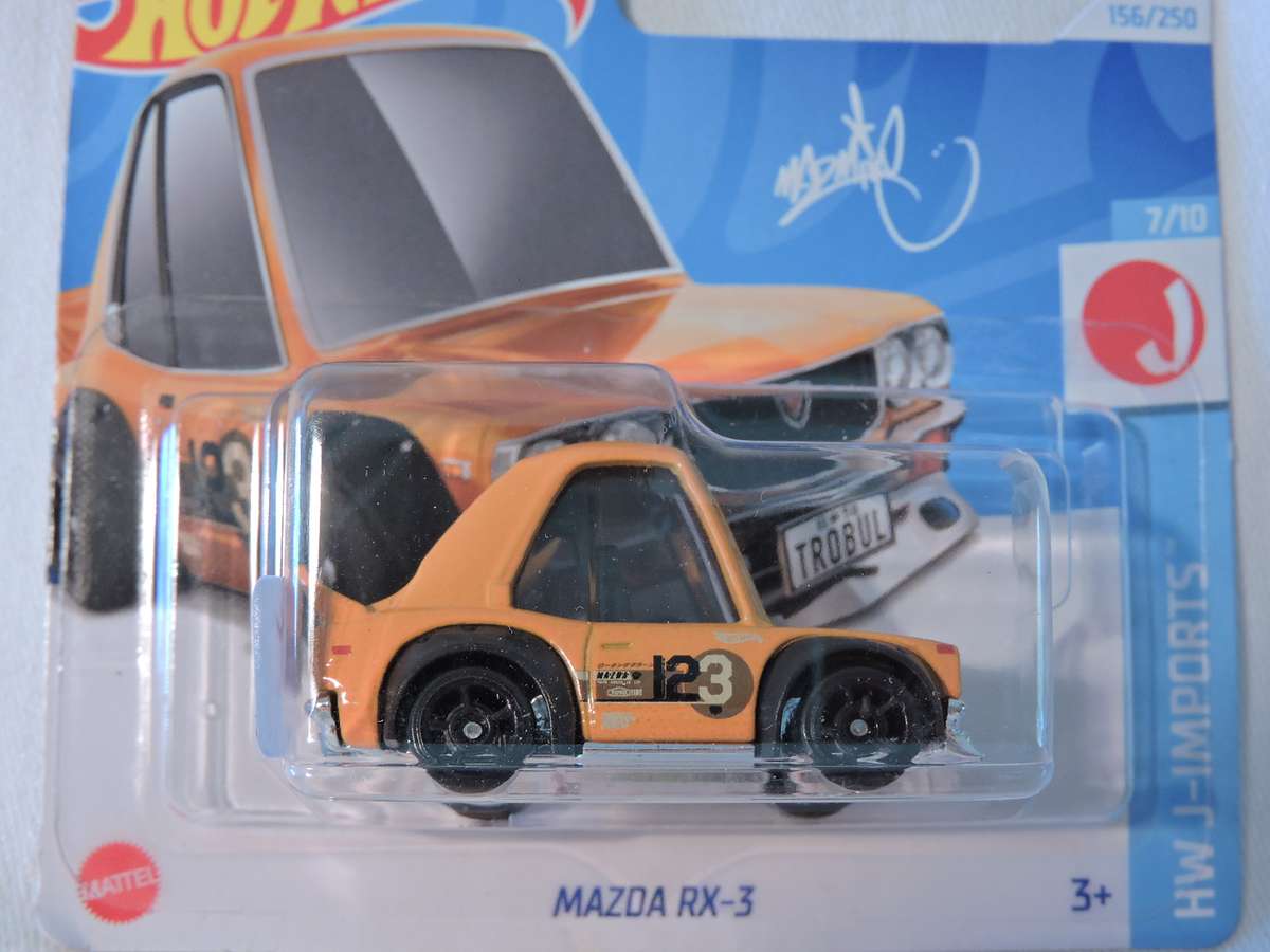 Hot Wheels MAZDA RX-3  ( Orange Tooned )