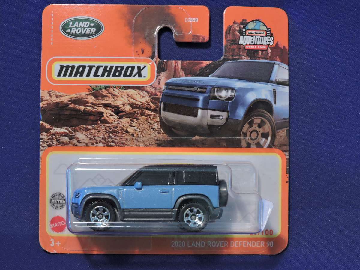 Matchbox LAND ROVER DEFENDER 90 ( Blue )  Like Hot Wheels