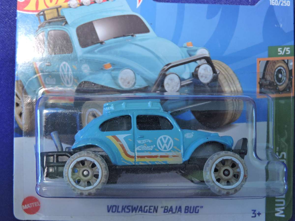 Hot Wheels VW VOLKSWAGEN BEETLE BAJA BUG  ( Blue )
