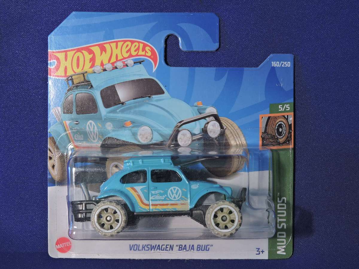 Hot Wheels VW VOLKSWAGEN BEETLE BAJA BUG  ( Blue )