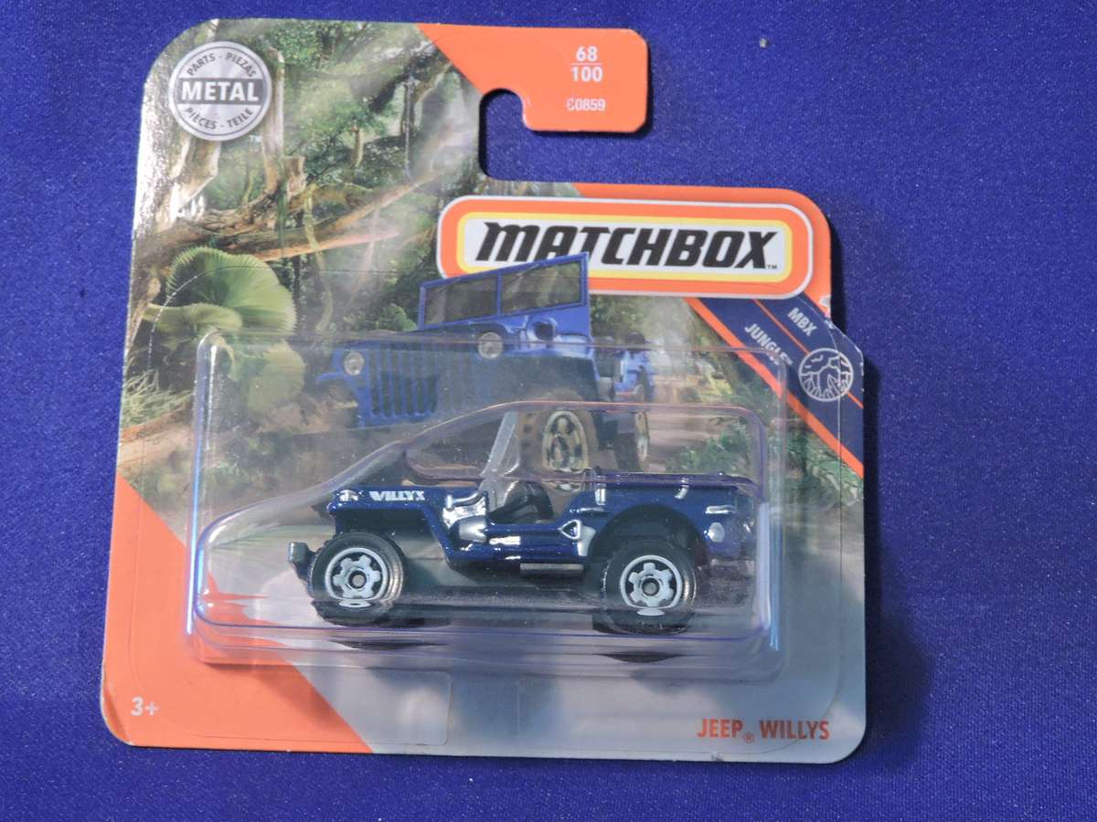 Matchbox WILLYS JEEP  ( Blue )  Like Hot Wheels