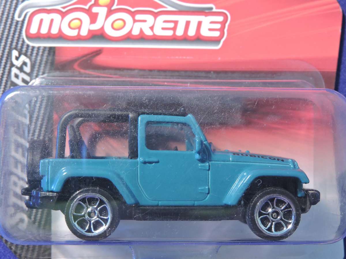 Majorette JEEP Wrangler Rubicon ( Teal )  Like Matchbox & like Hot Wheels