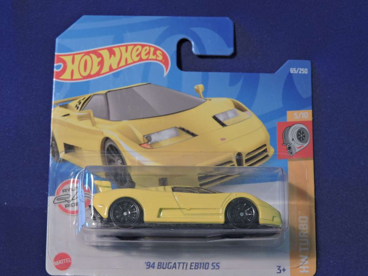 Hot Wheels BUGATTI EB110 SS  Supercar  ( Yellow )