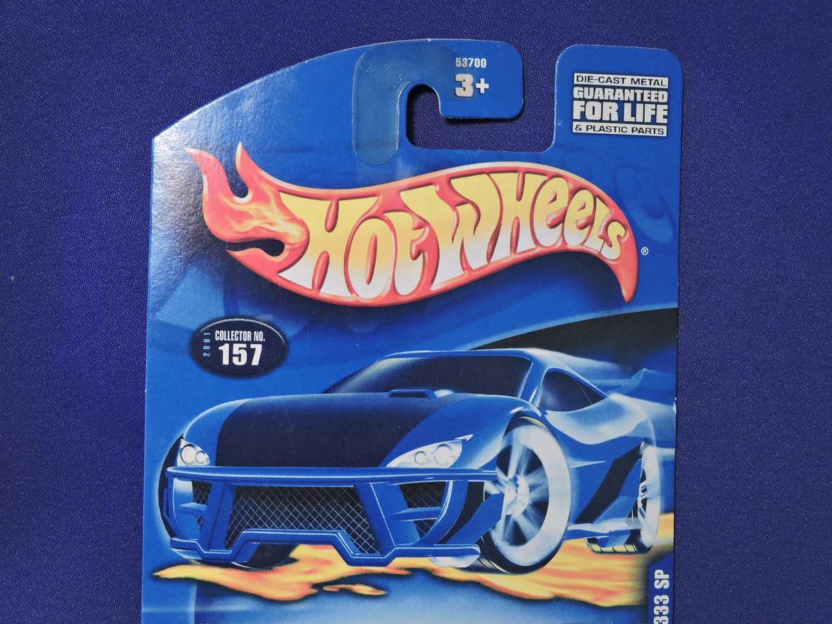Hot Wheels FERRARI 333 SP ( Black with Yellow flames #17 )