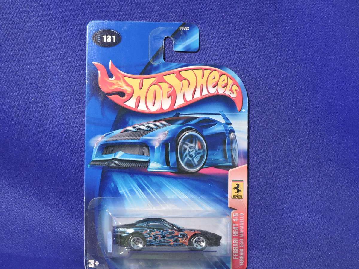 Hot Wheels FERRARI 550 MARANELLO ( Blue with flames )