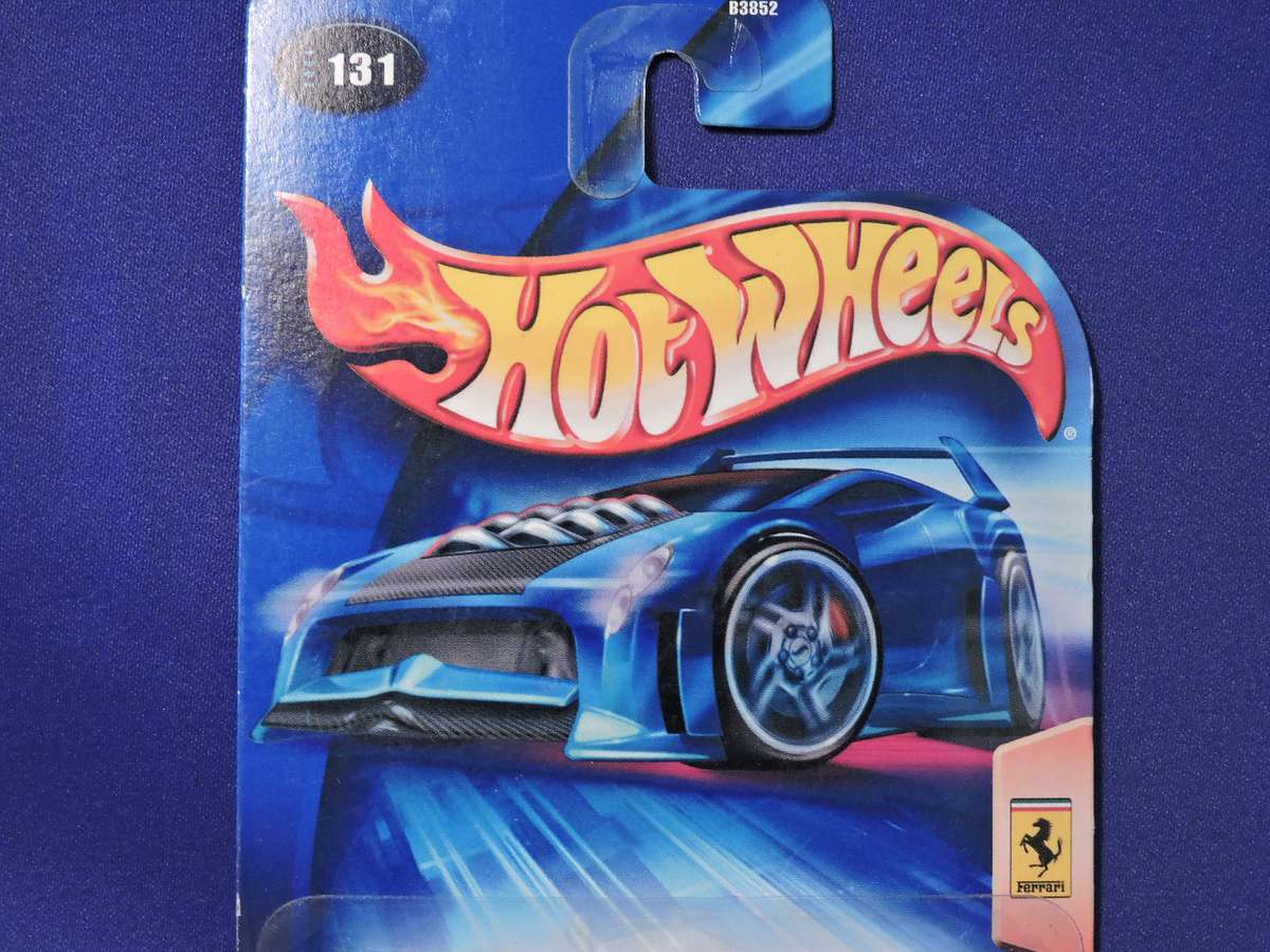 Hot Wheels FERRARI 550 MARANELLO ( Blue with flames )