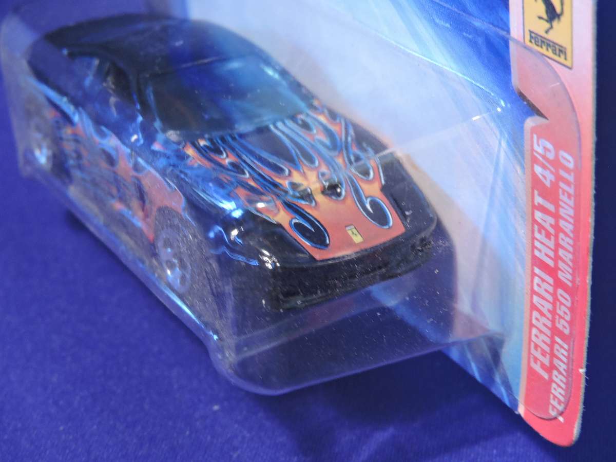 Hot Wheels FERRARI 550 MARANELLO ( Blue with flames )