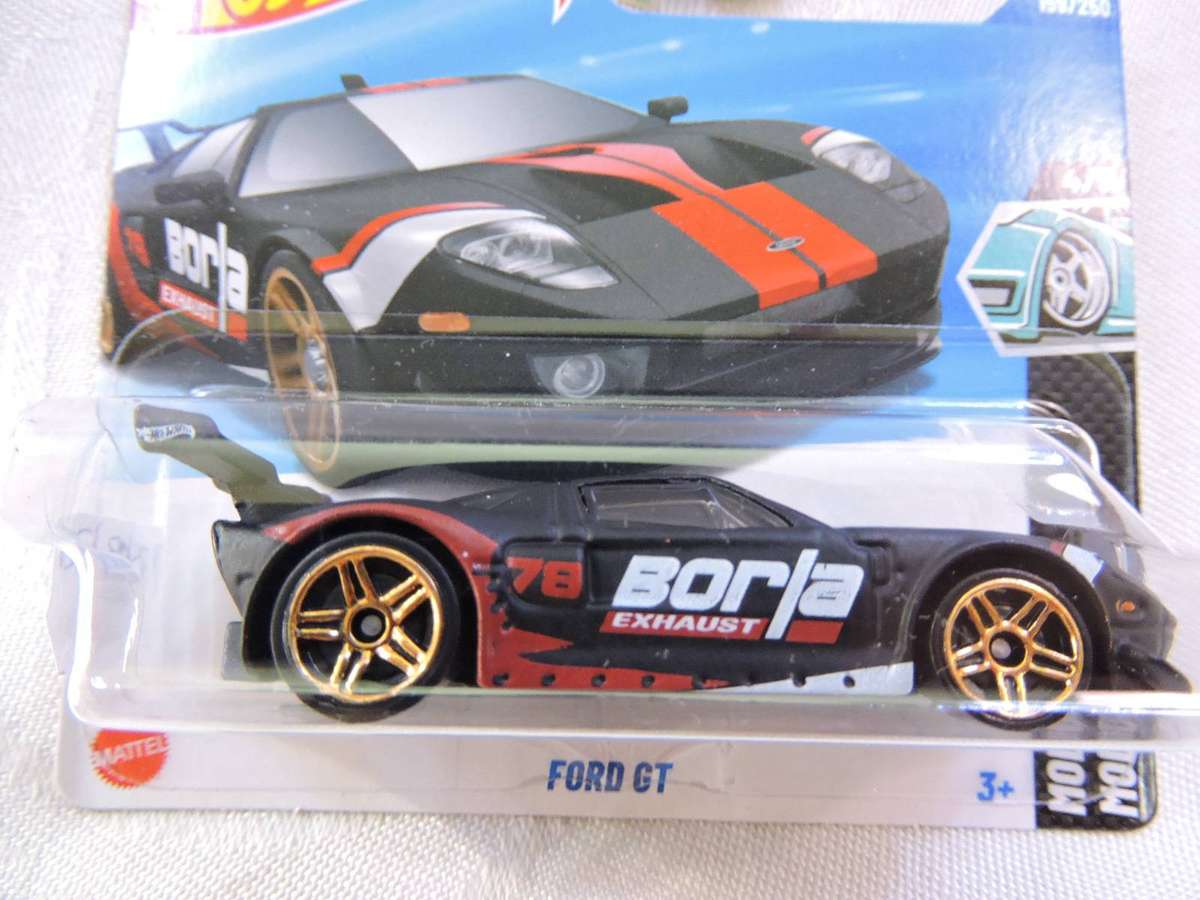 Hot wheels FORD GT  ( Black - Borla )