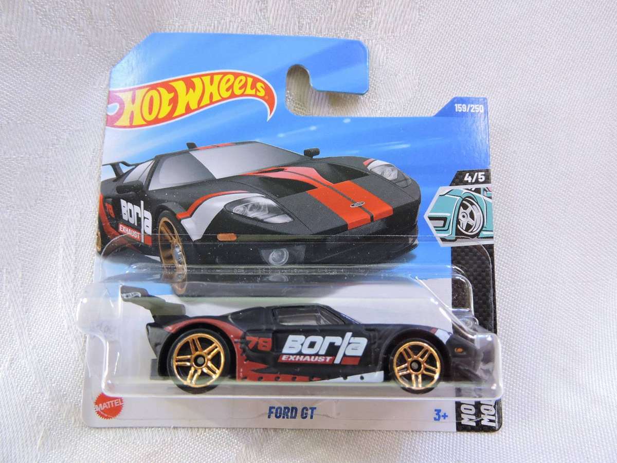 Hot wheels FORD GT  ( Black - Borla )