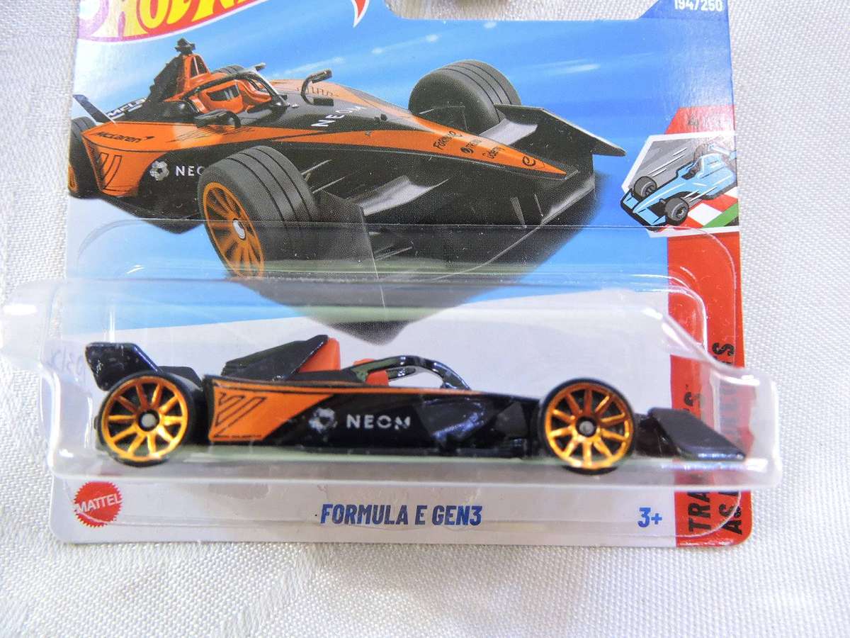 Hot wheels FORMULA E GEN3  ( Black & Orange )