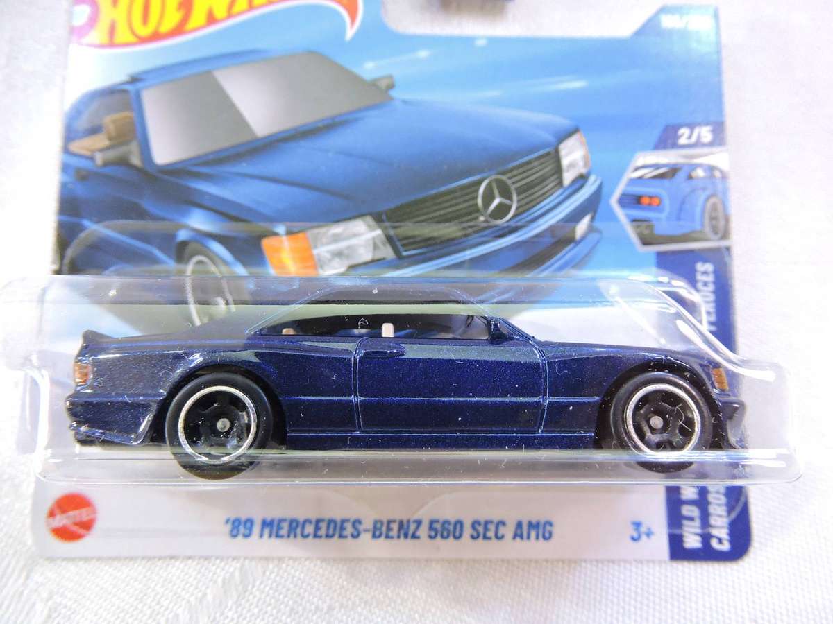 Hot wheels MERCEDES BENZ 560  SEC AMG  ( Royal Blue )