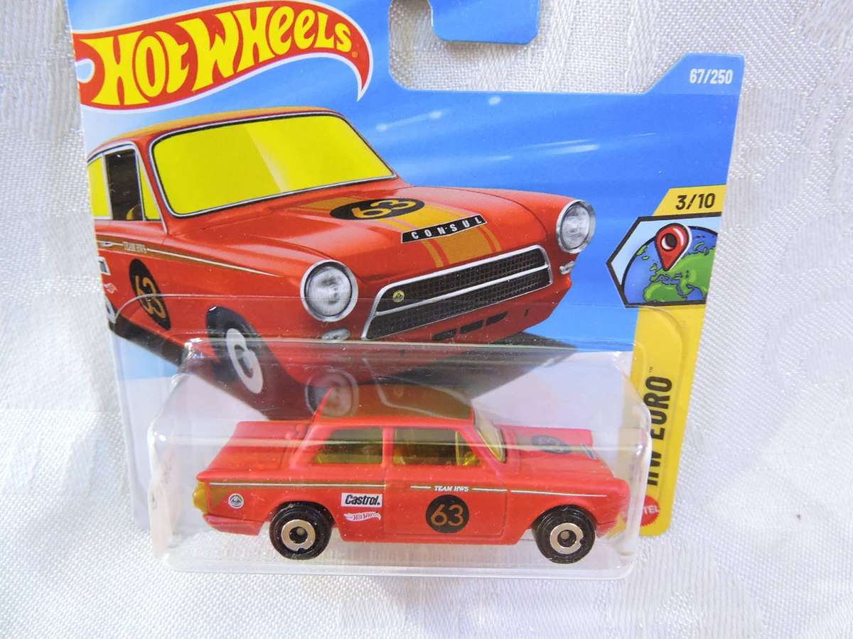 Hot Wheels LOTUS Cortina (Red #63 ) like Ford Cortina