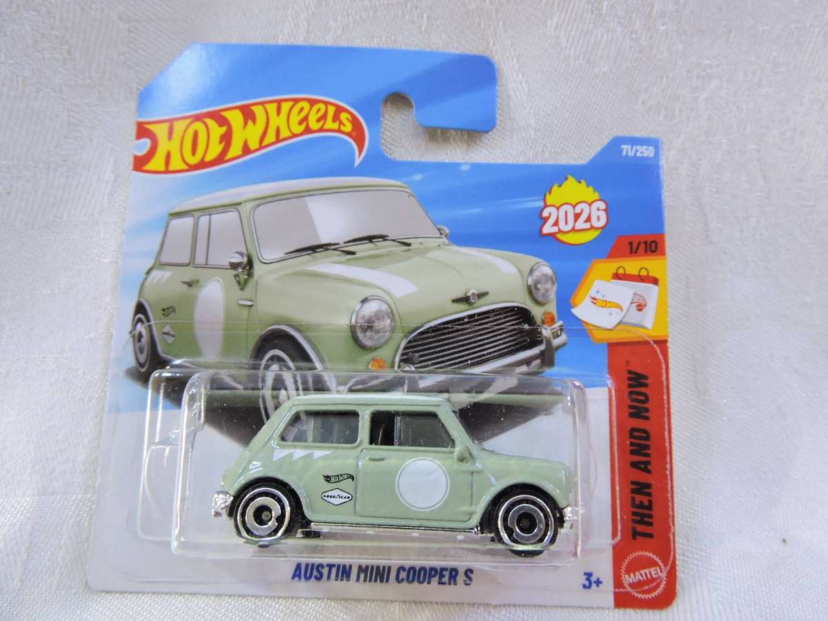 HOT WHEELS AUSTIN MINI Cooper S   ( Green )