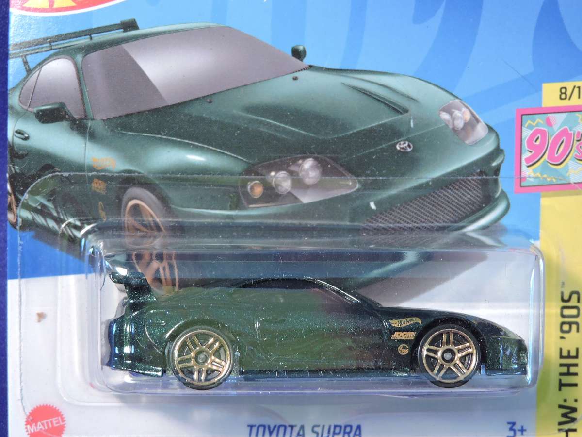 Hot Wheels TOYOTA SUPRA  ( Bottle Green )