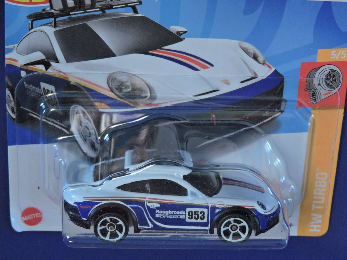Hot Wheels PORSCHE 911 RALLYE ( Blue & White #953 )