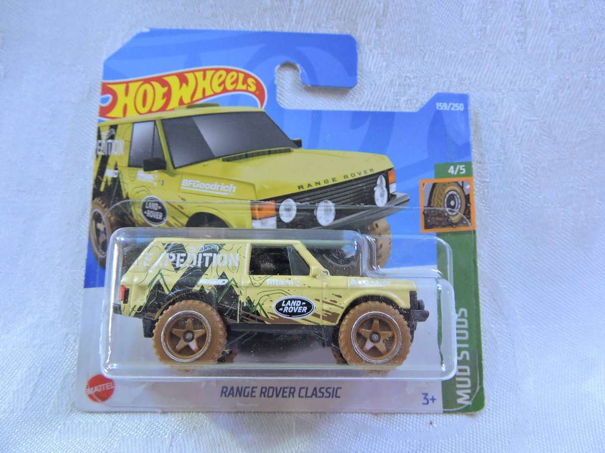 Hot Wheels RANGE ROVER Classic (  Yellow )  Like Land Rover