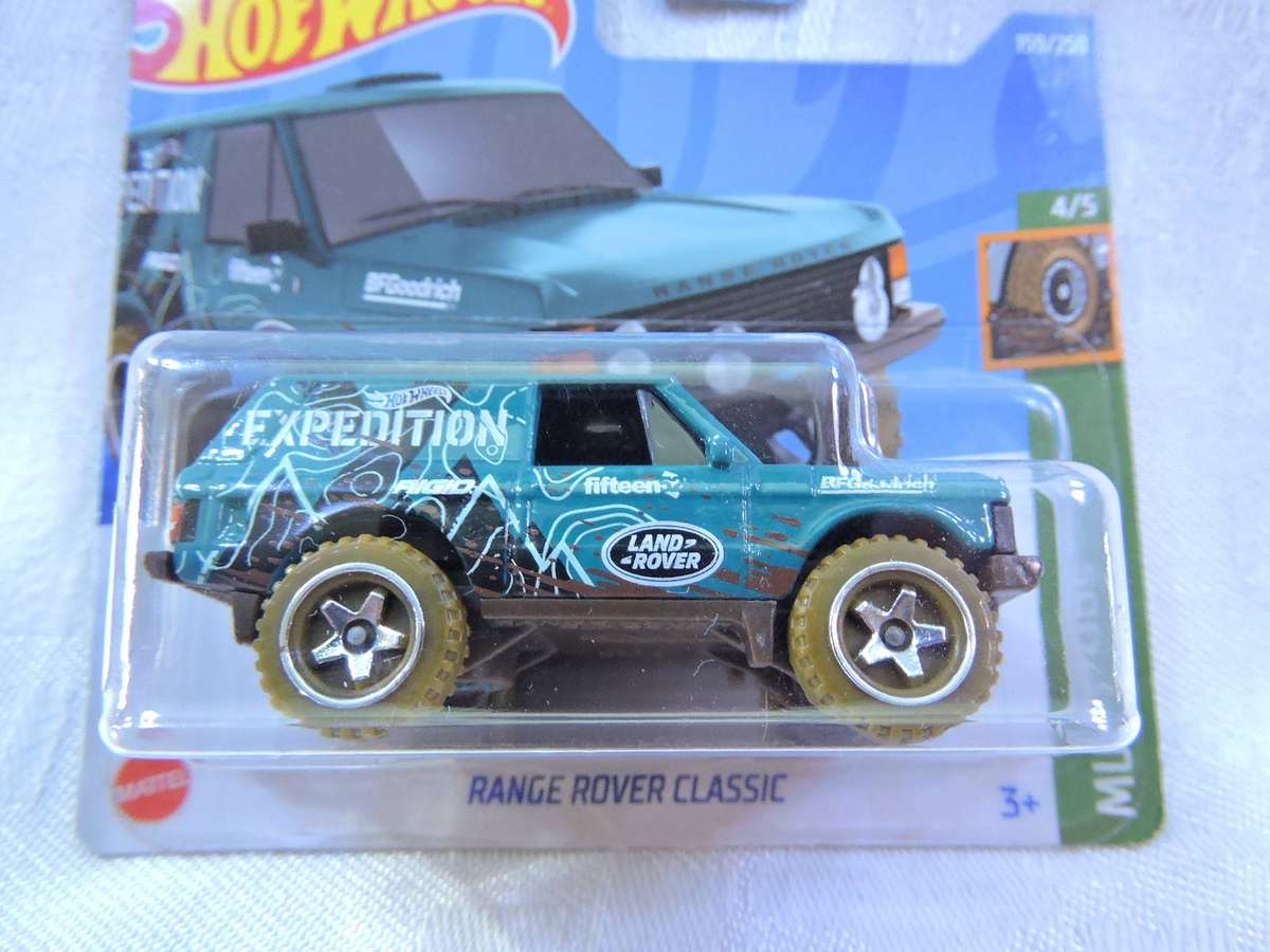 Hot Wheels RANGE ROVER Classic (  Teal - Green )  Like Land Rover