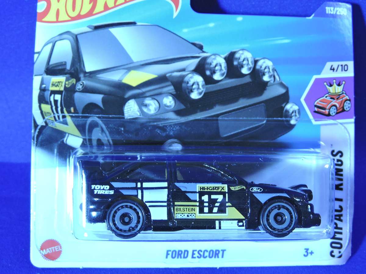 Hot Wheels FORS ESCORT  ( Black #17 )