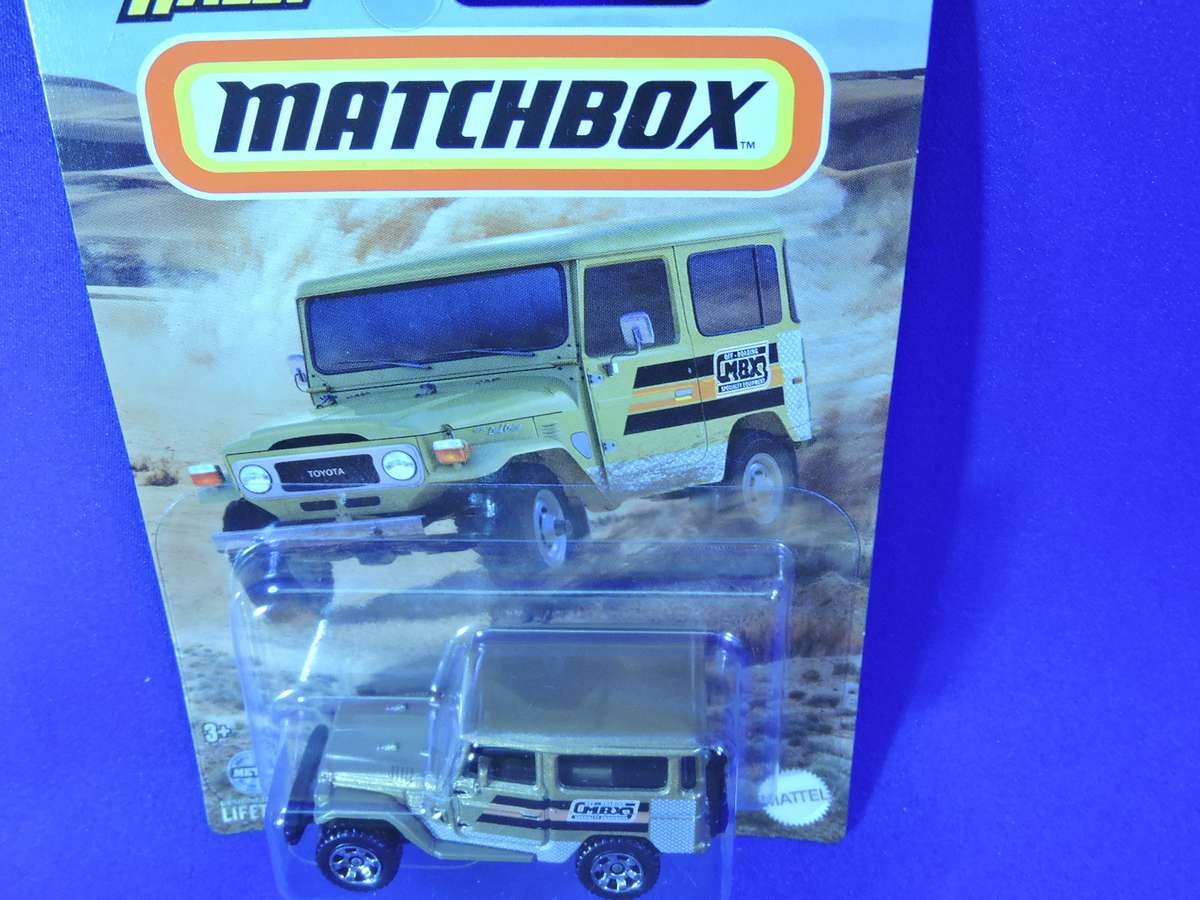 Matchbox TOYOTA LAND CRUISER FJ40 ( Gold ) Off Road Rally 5/6 like Hot Wheels