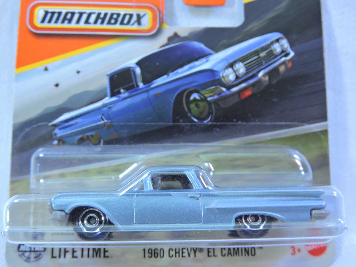 Matchbox CHEVY CHEVROLET EL CAMINO ( Blue )  like Hot Wheels