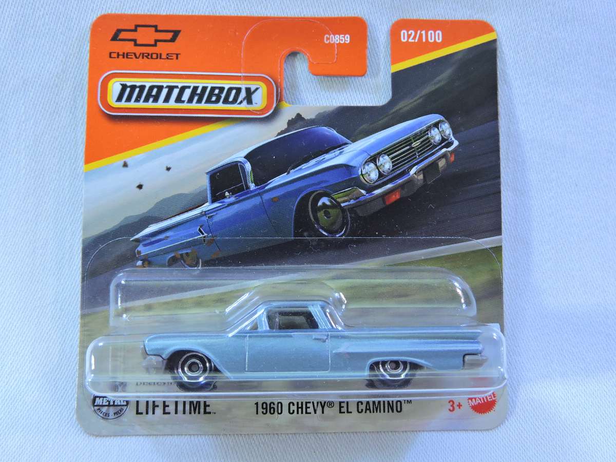 Matchbox CHEVY CHEVROLET EL CAMINO ( Blue )  like Hot Wheels