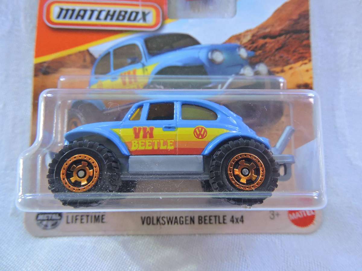 Matchbox VW VOLKSWAGEN Beetle 4X4 Baja Bug ( Blue )  Like Hot Wheels