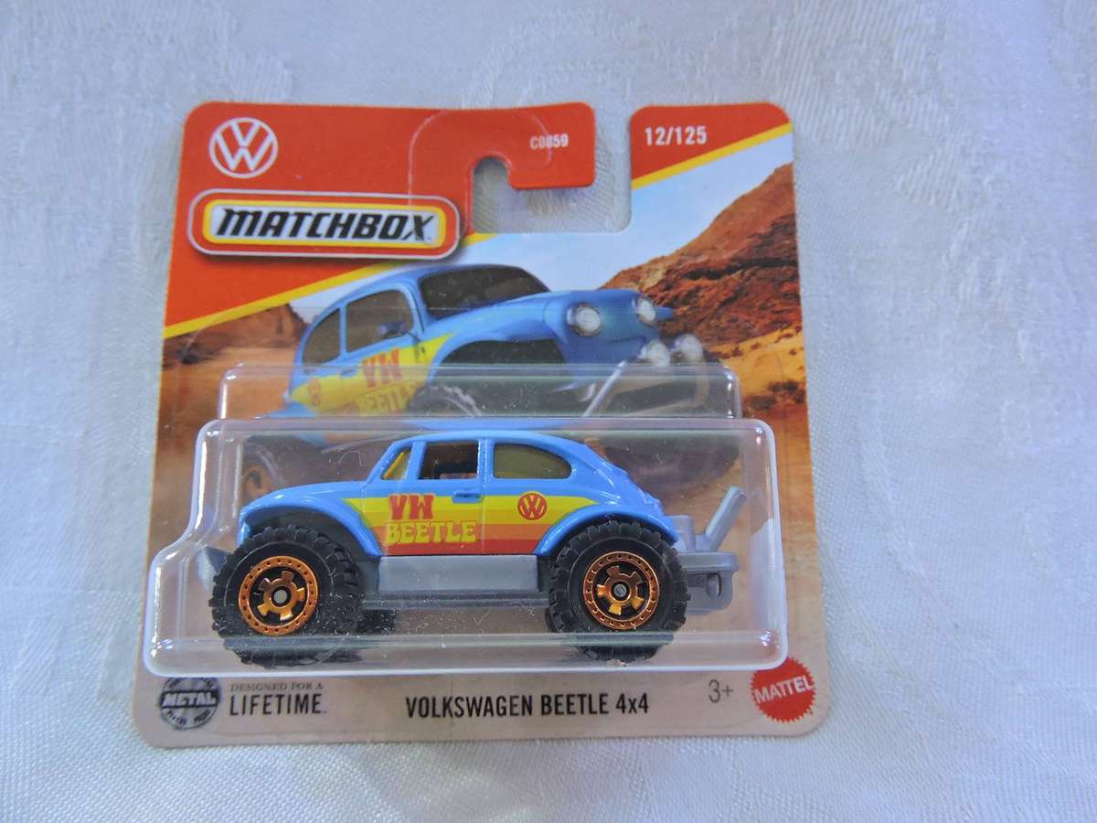 Matchbox VW VOLKSWAGEN Beetle 4X4 Baja Bug ( Blue )  Like Hot Wheels