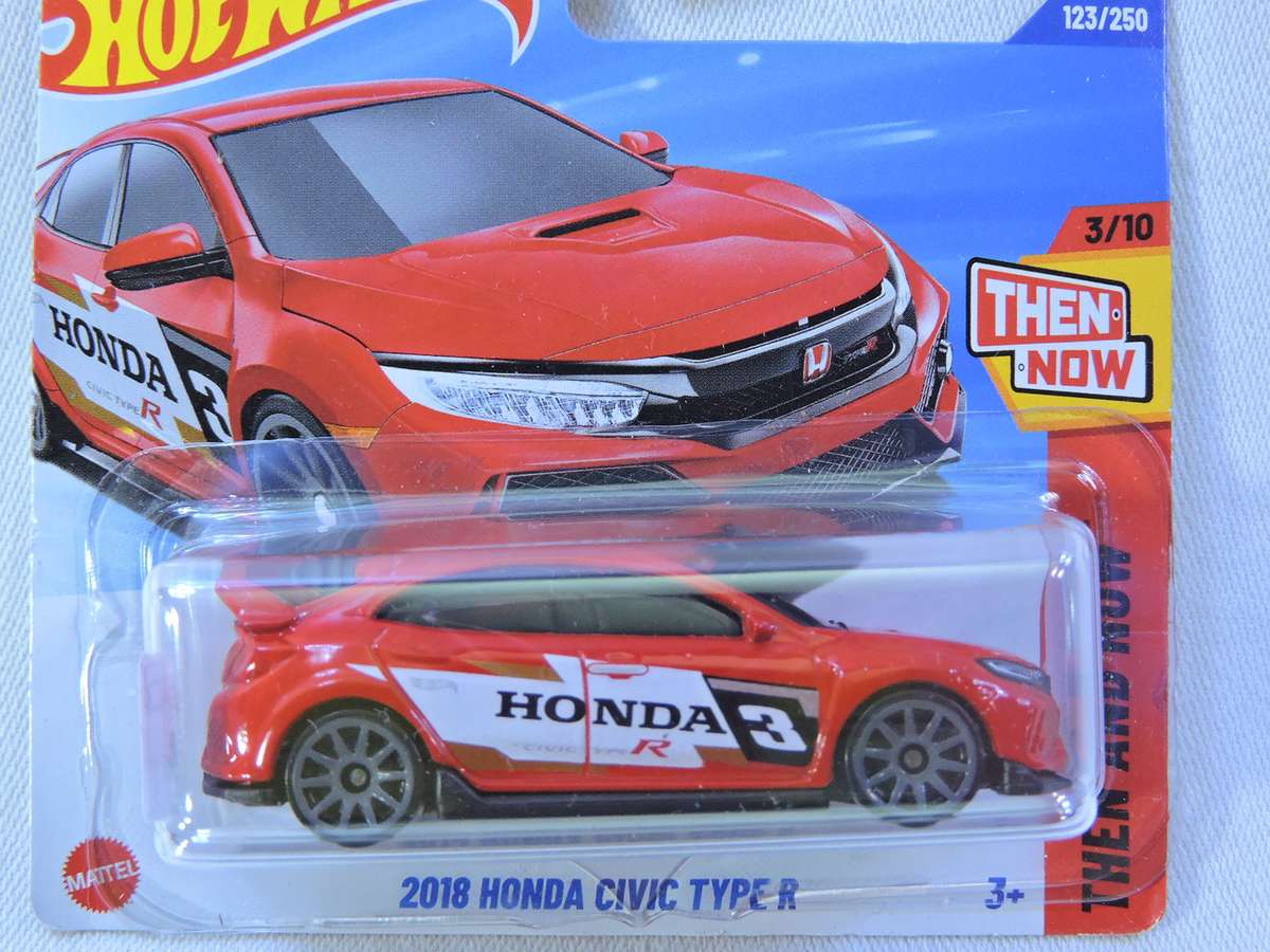 Hot Wheels HONDA CIVIC TYPE R  ( Red #3 )