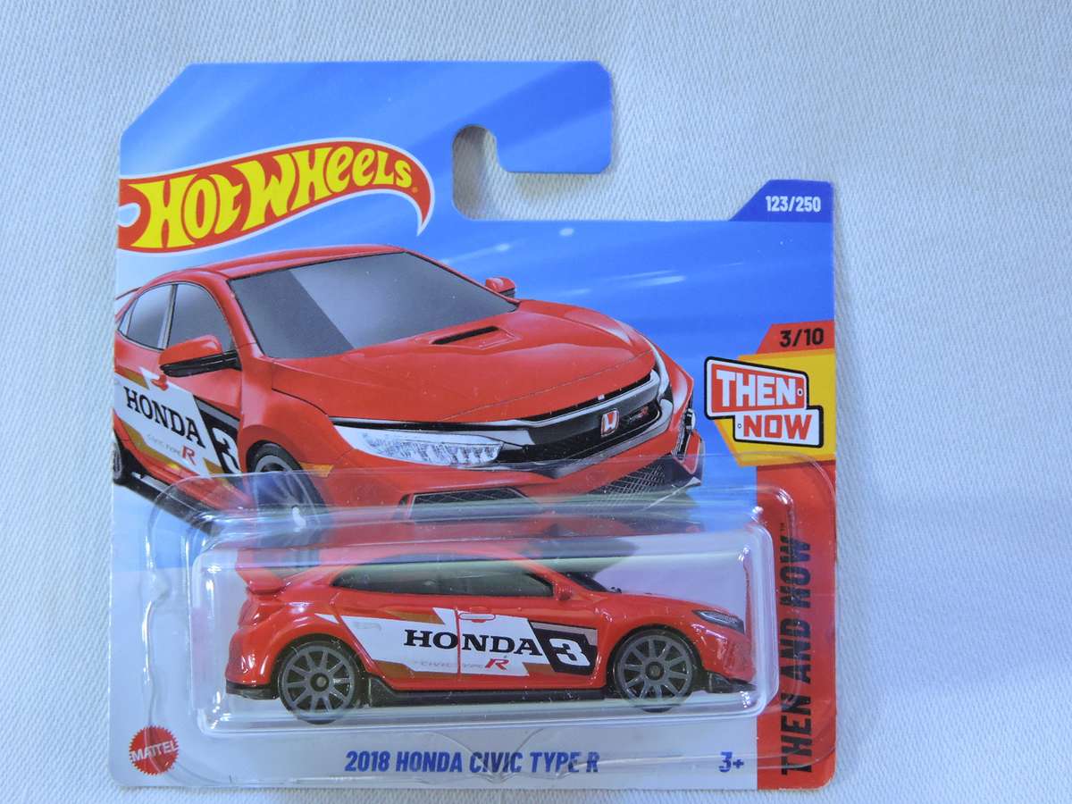 Hot Wheels HONDA CIVIC TYPE R  ( Red #3 )