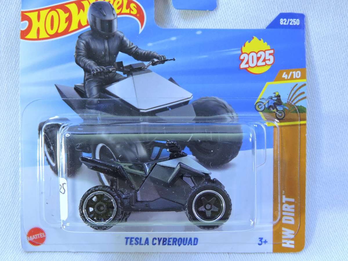 Hot Wheels TESLA CYBERQUAD  ( Black )