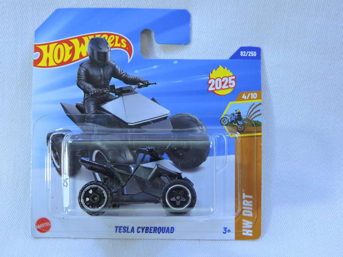 Hot Wheels TESLA CYBERQUAD  ( Black )