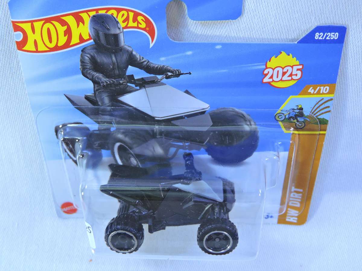 Hot Wheels TESLA CYBERQUAD  ( Black )