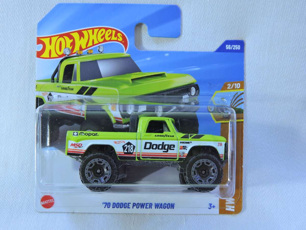 Hot Wheels DODGE Power Wagon Pickup Bakkie  ( Green ) Like Ford
