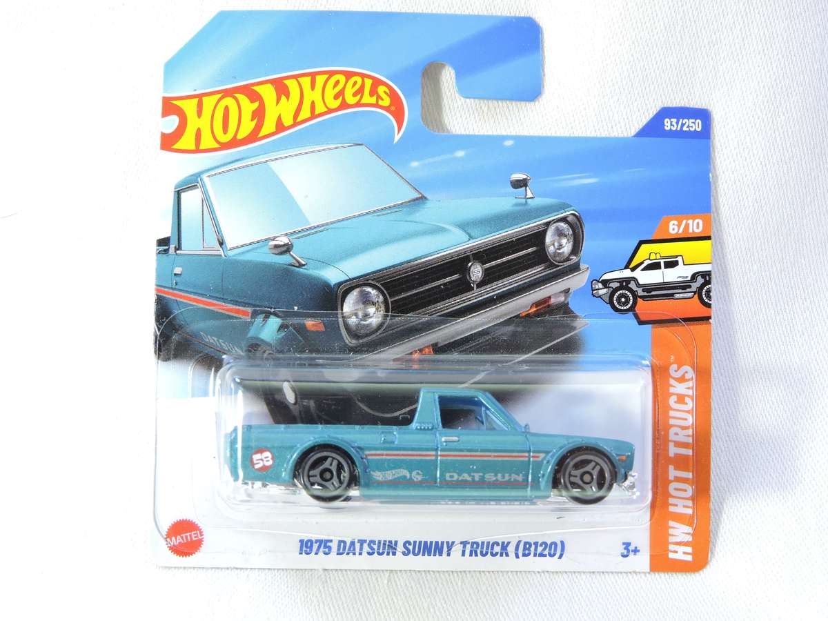 Hot Wheels DATSUN SUNNY ( Green ) Like Nissan 1400 Bakkie