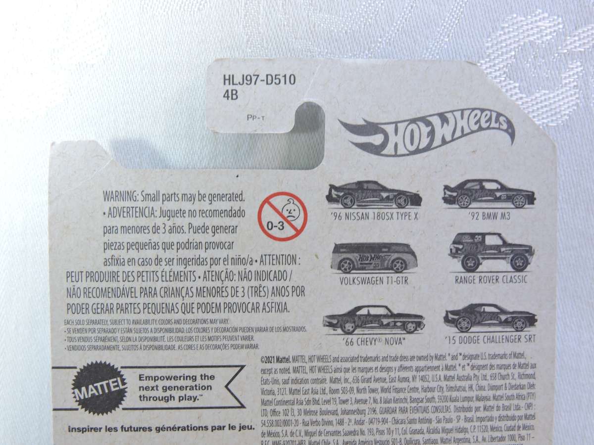 Hot Wheels BMW M3 Boxie Shape ( HW Black ) Long Card