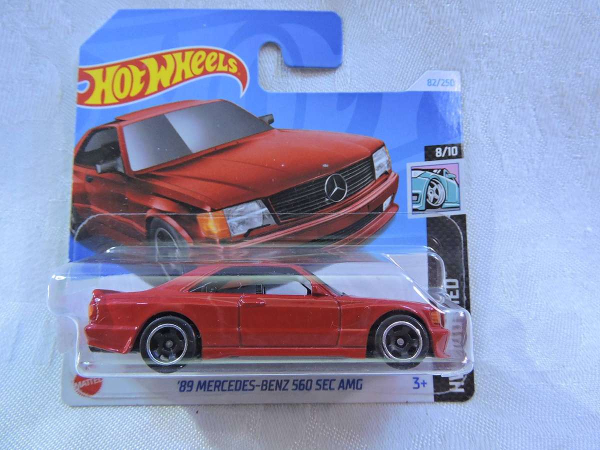 HOT WHEELS MERCEDES BENZ 560 SEC AMG ( Red ) Wild wide body