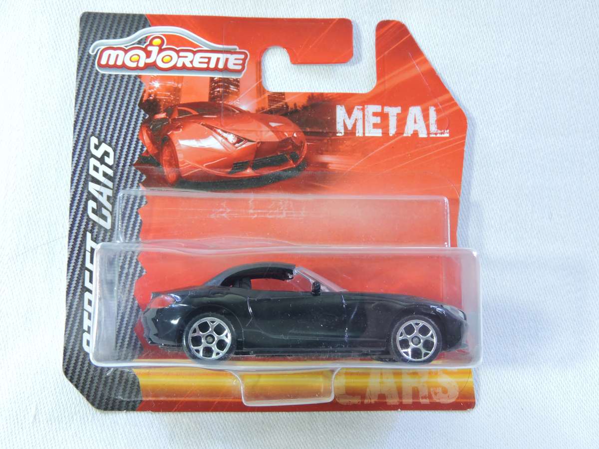 Majorette BMW Z4 Cabriolet in closed position ( Black )  Like Hot Wheels