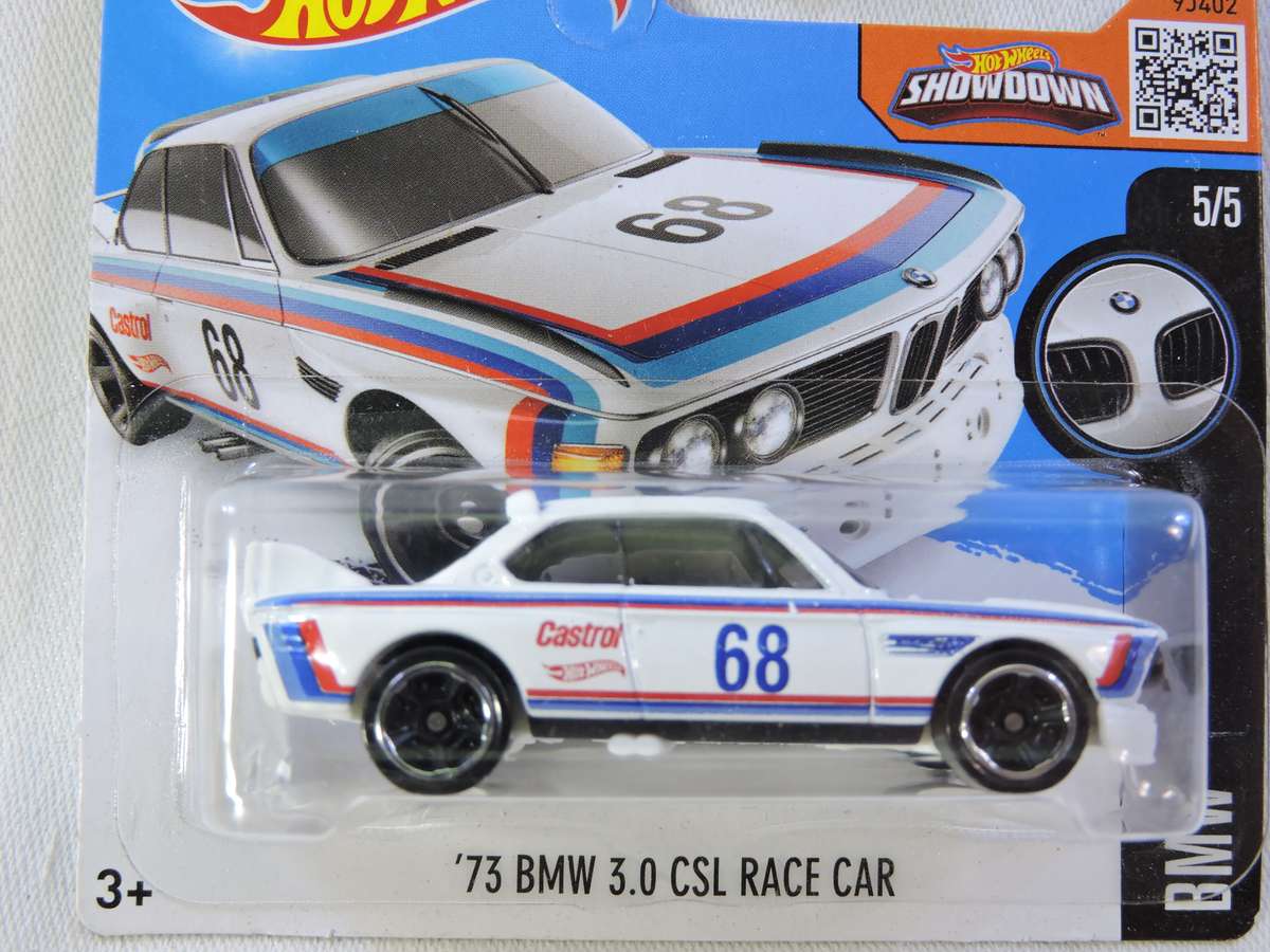 Hot Wheels BMW 3.0 CSL Race Car ( White #68 )  Castrol