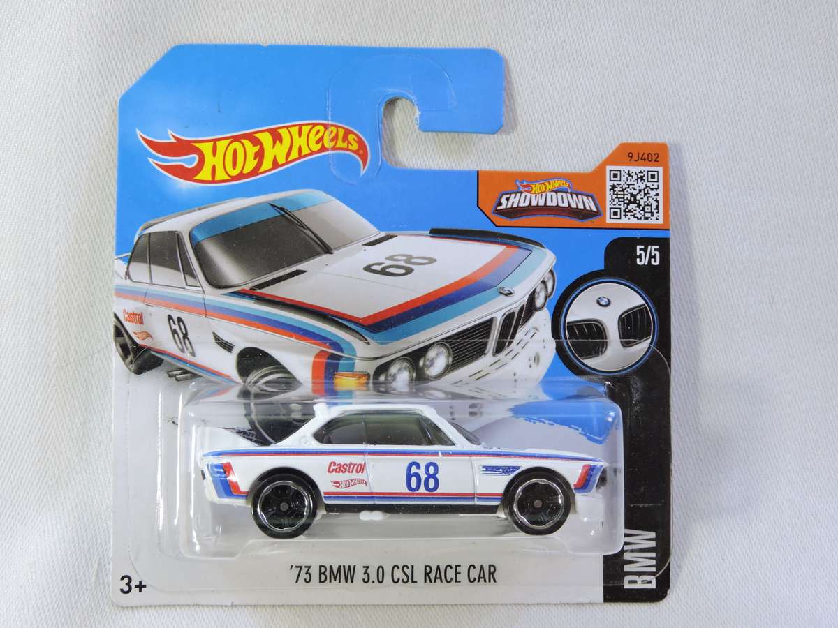 Hot Wheels BMW 3.0 CSL Race Car ( White #68 )  Castrol