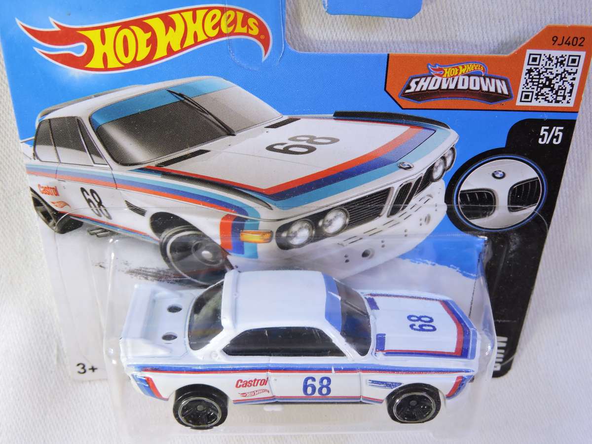 Hot Wheels BMW 3.0 CSL Race Car ( White #68 )  Castrol