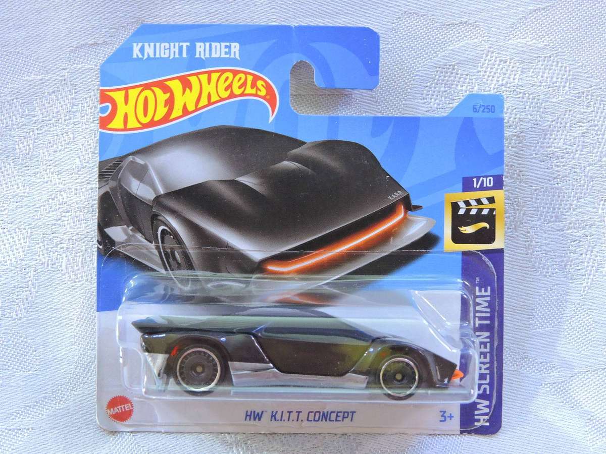 Hot wheels Knight Rider KITT Concept ( Black ) HW Screen Time