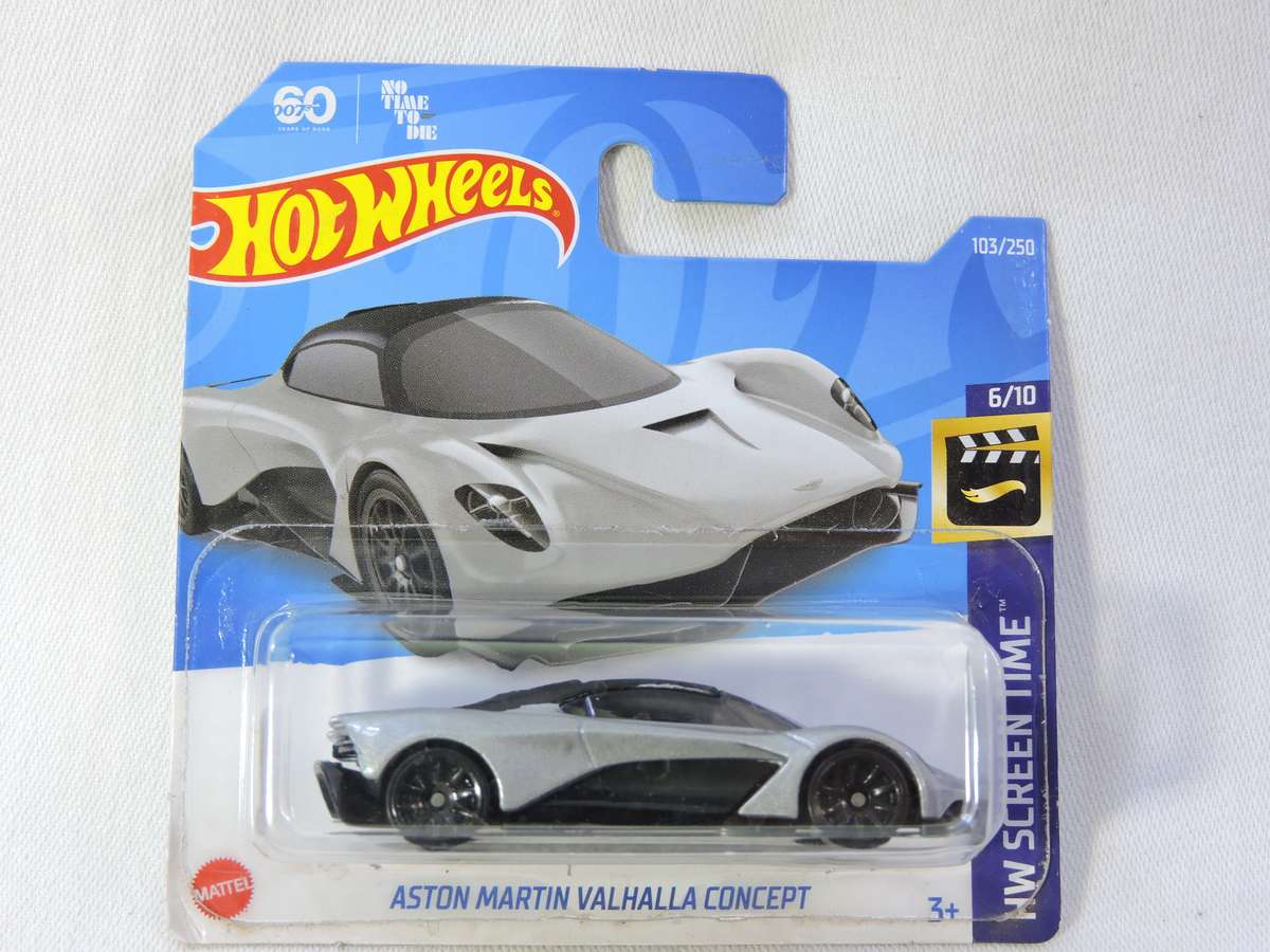 Hot Wheels ASTON MARTIN VALHALLA Concept ( Silver )