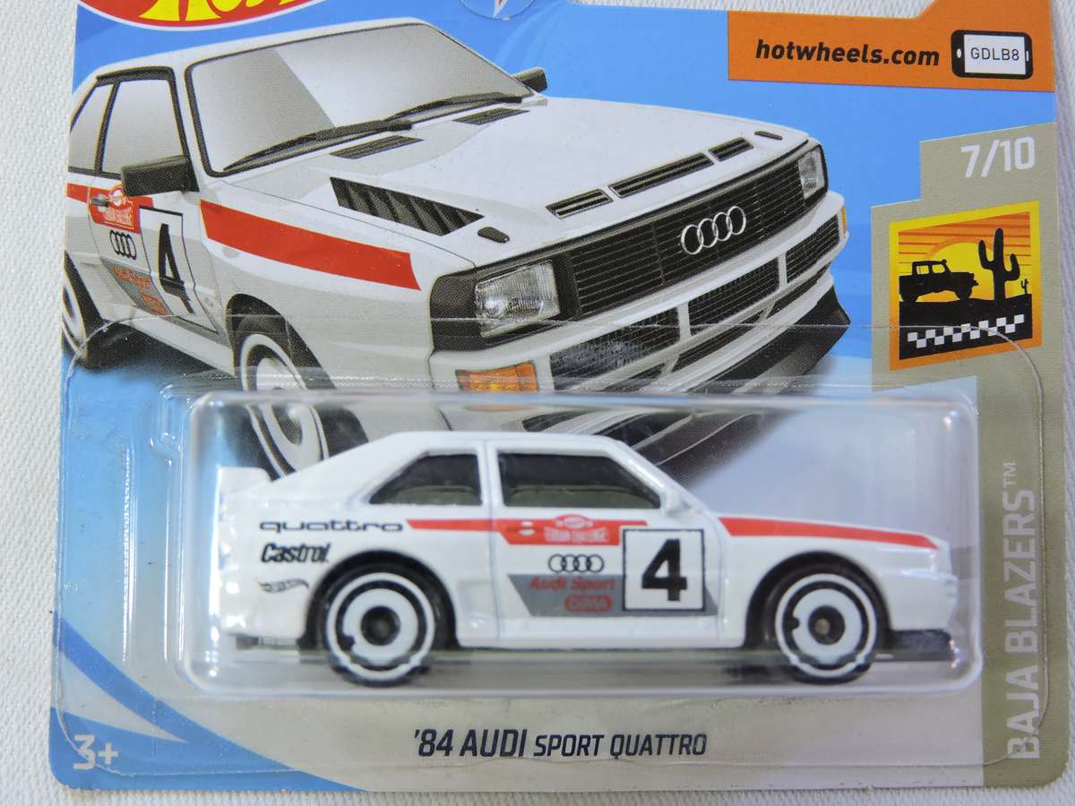 Hot Wheels AUDI Sport QUATTRO ( White #4 )